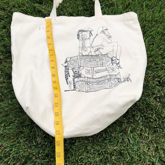 RARE NWOT J. Crew Reusable Cotton Bag - Picture 7 of 12